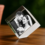 3D Crystal Photo Diamond Wedding Anniversary Gift