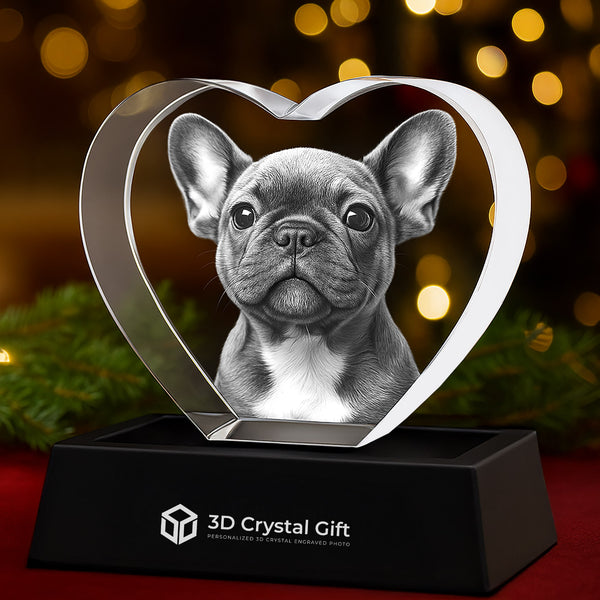 3D Crystal Heart for Christmas
