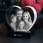3D Crystal Heart for Birthdays