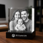 3D Crystal Photo Square Gift