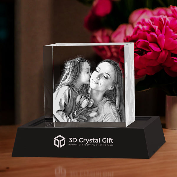 Personalized 3D Crystal Photo Square Gift