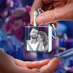 Crystal Keychain Square