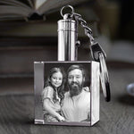 Crystal Keychain Square