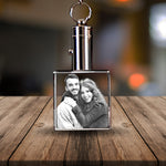 Crystal Keychain Square