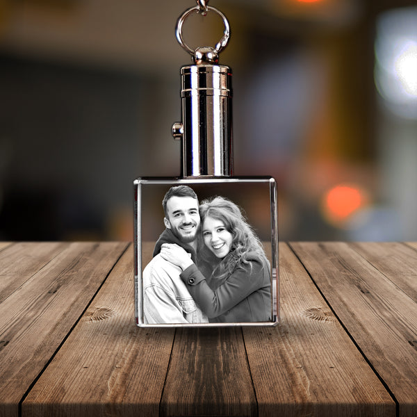 Crystal Keychain Square