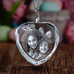 Crystal Necklace Heart