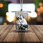 Crystal Necklace Rectangle