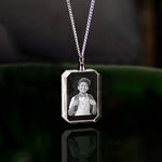 Crystal Necklace Rectangle