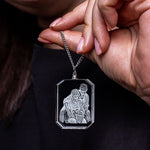 Crystal Necklace Rectangle