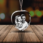 Crystal Necklace Heart