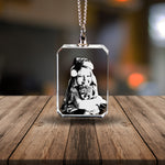 Crystal Necklace Rectangle