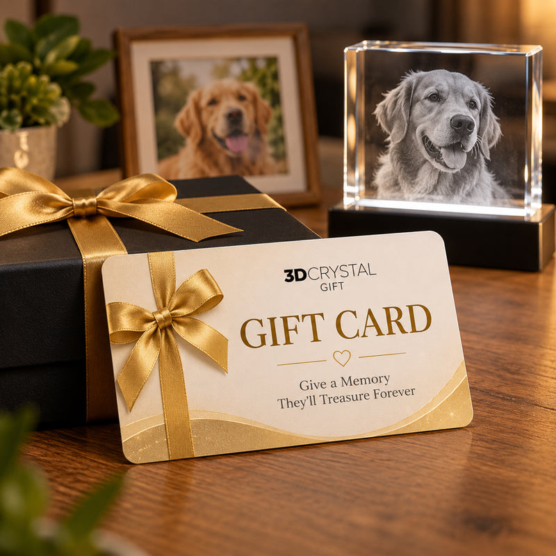 3D Crystal Gift Card