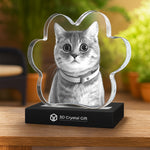 3D Crystal Pet Paw