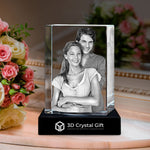 3D Crystal Portrait for Anniversary
